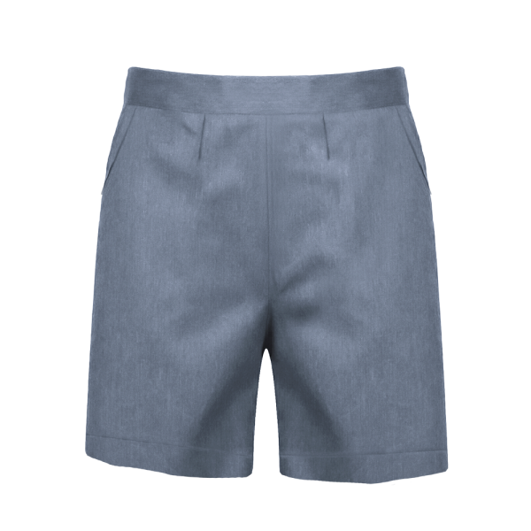 1/2 Elastic Grey P/C Short (Summer short)