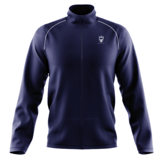 College Full Zip Poly Top