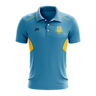 Mags Sports Polo  (stk) Sky/Amber