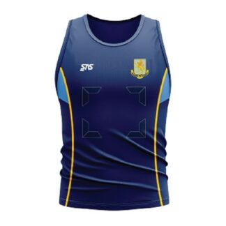 SS Mags Netball Vest Navy/Sky