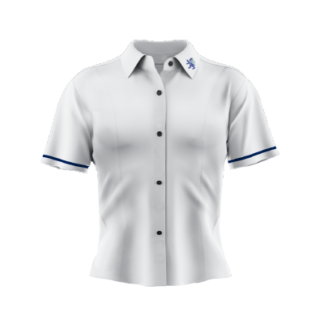 Mags Uniform Blouse SS White/Navy