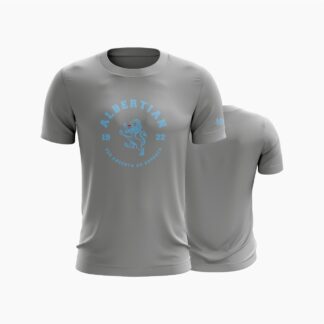 ALBERTIANS TEE SCRIPT G GREY