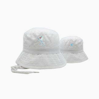 ALBERTIANS BUCKET HAT W WHITE