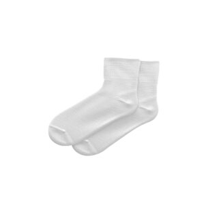Matamata College White ankle socks