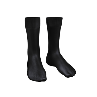 C&S Black Crew Sock 2pk