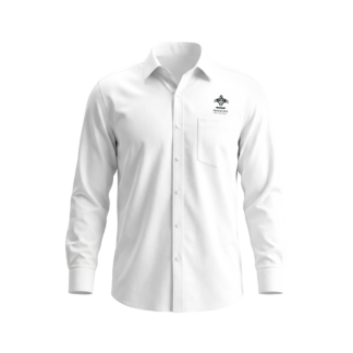 Papakura High School Snr White L/S Shirt