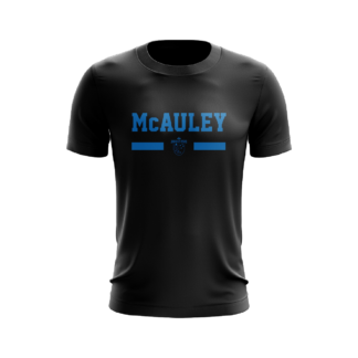 McAuley high school Sports tee - Black/Royal
