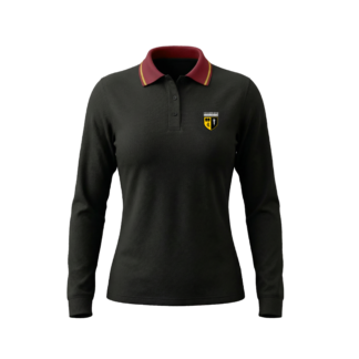 Henderson High School Fitted LS Polo